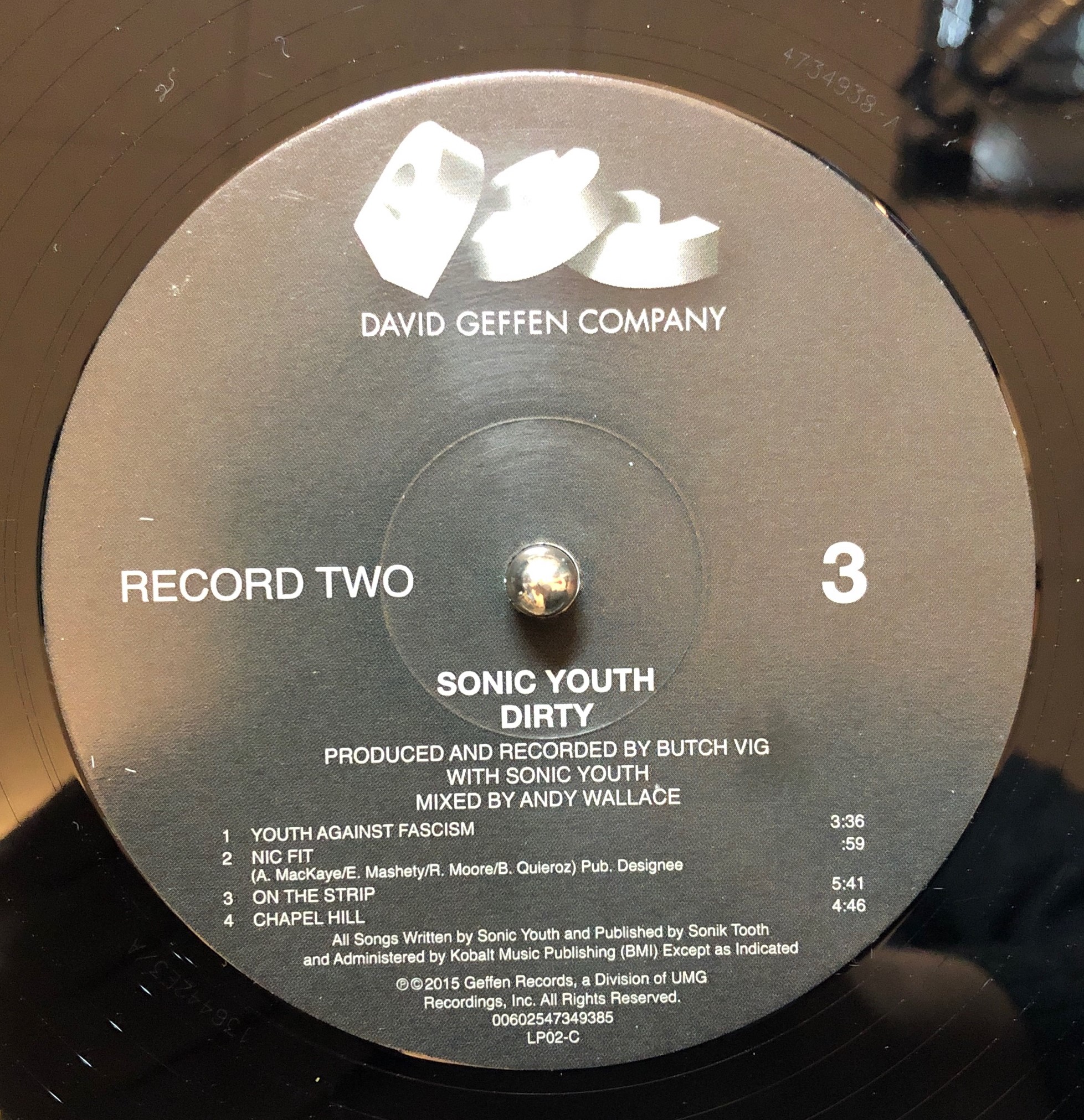 Sonic Youth Dirty EUオリジナル レコード LP-