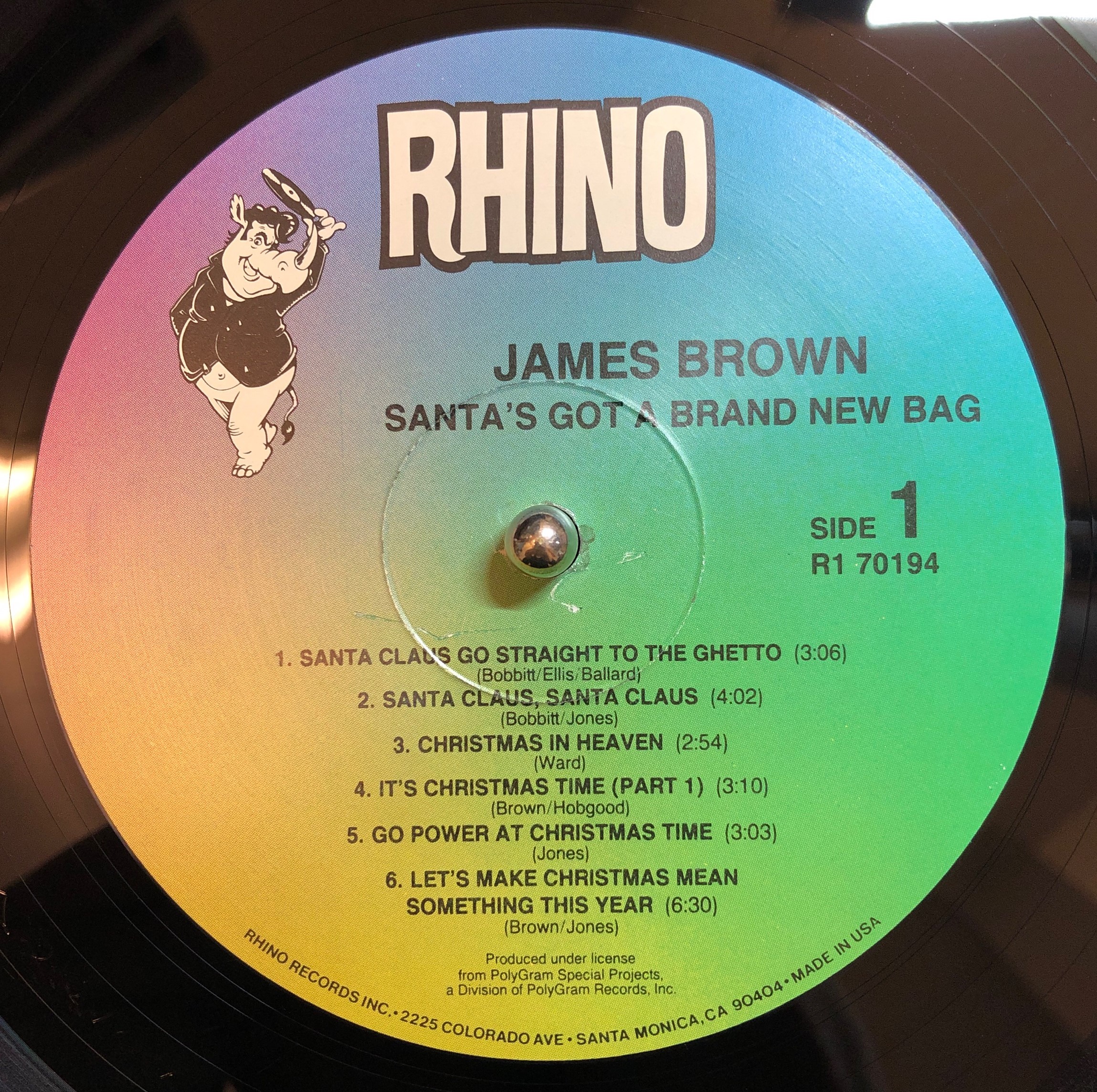 James Brown ‎– Santa&#39;s Got A Brand New Bag | 中古レコード通販・買取のアカル・レコーズ