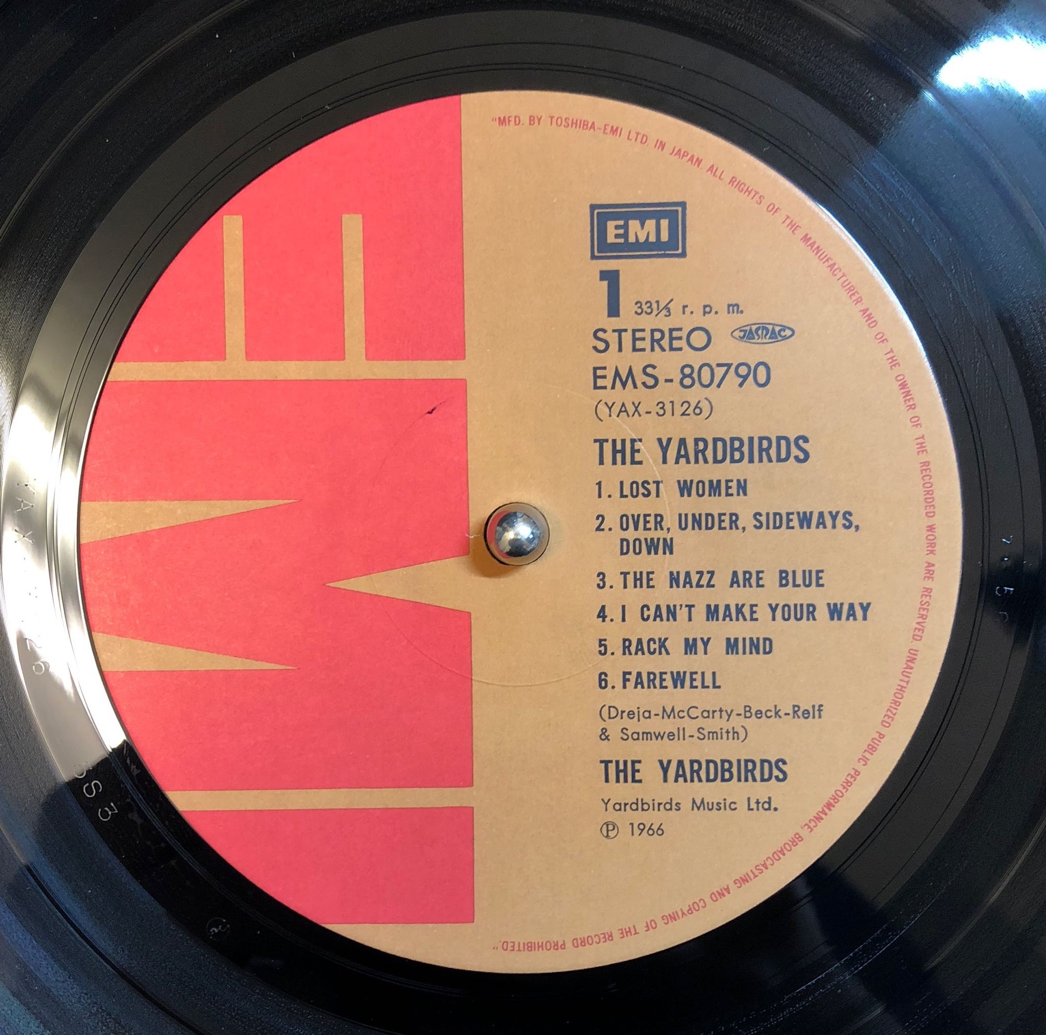 Yardbirds ‎– The Yardbirds | 中古レコード通販・買取のアカル・レコーズ