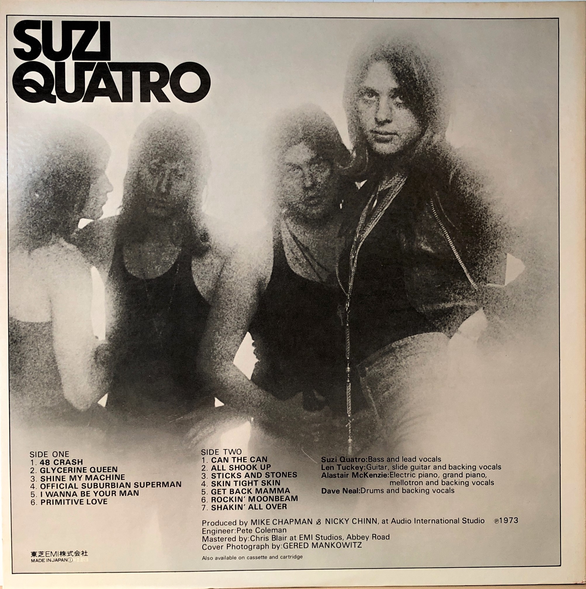 Suzi Quatro ‎– Suzi Quatro | 中古レコード通販・買取のアカル・レコーズ