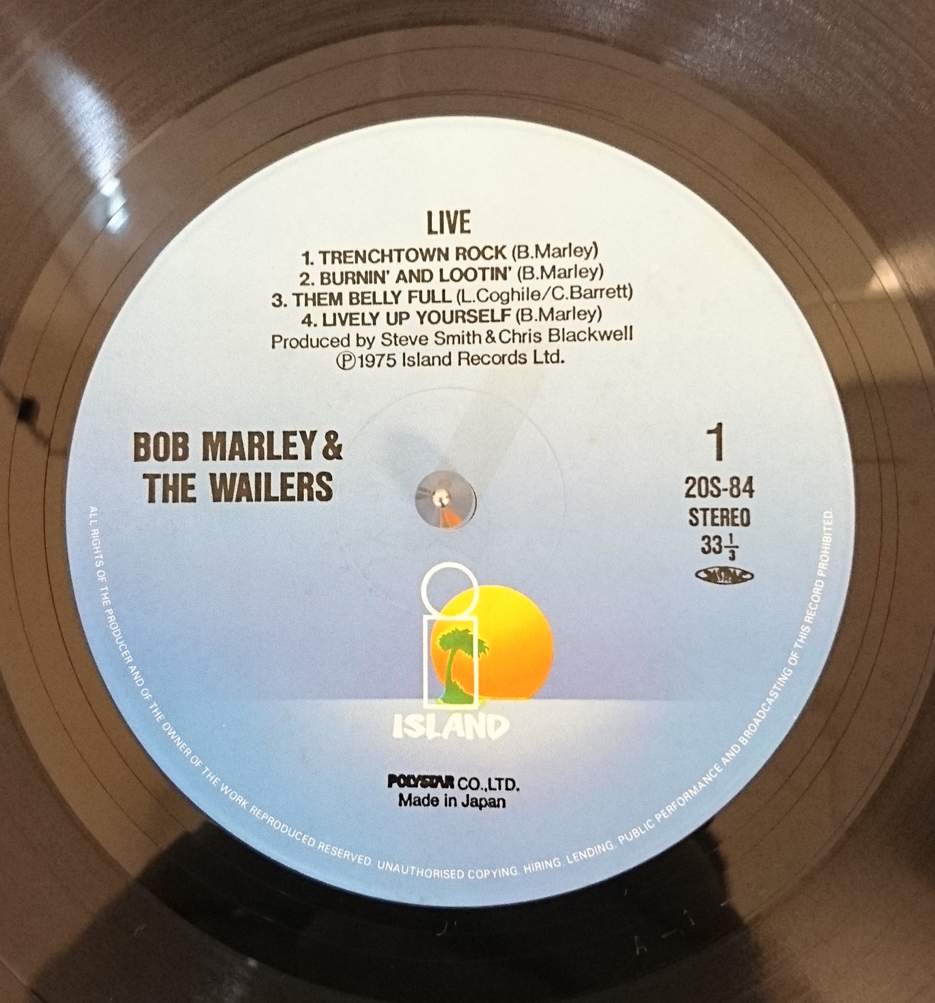 Bob Marley And The Wailers / Live! （ボブ・マーリーウェイラーズ／ライブ！） | 中古レコード 通販・買取のアカル・レコーズ