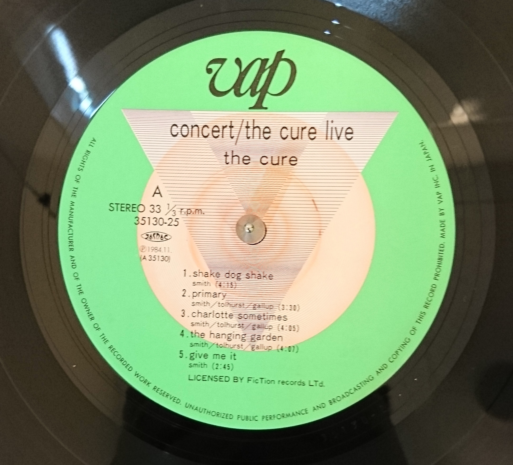 The Cure / Concert : The Cure Live （ザ・キュアー／コンサート