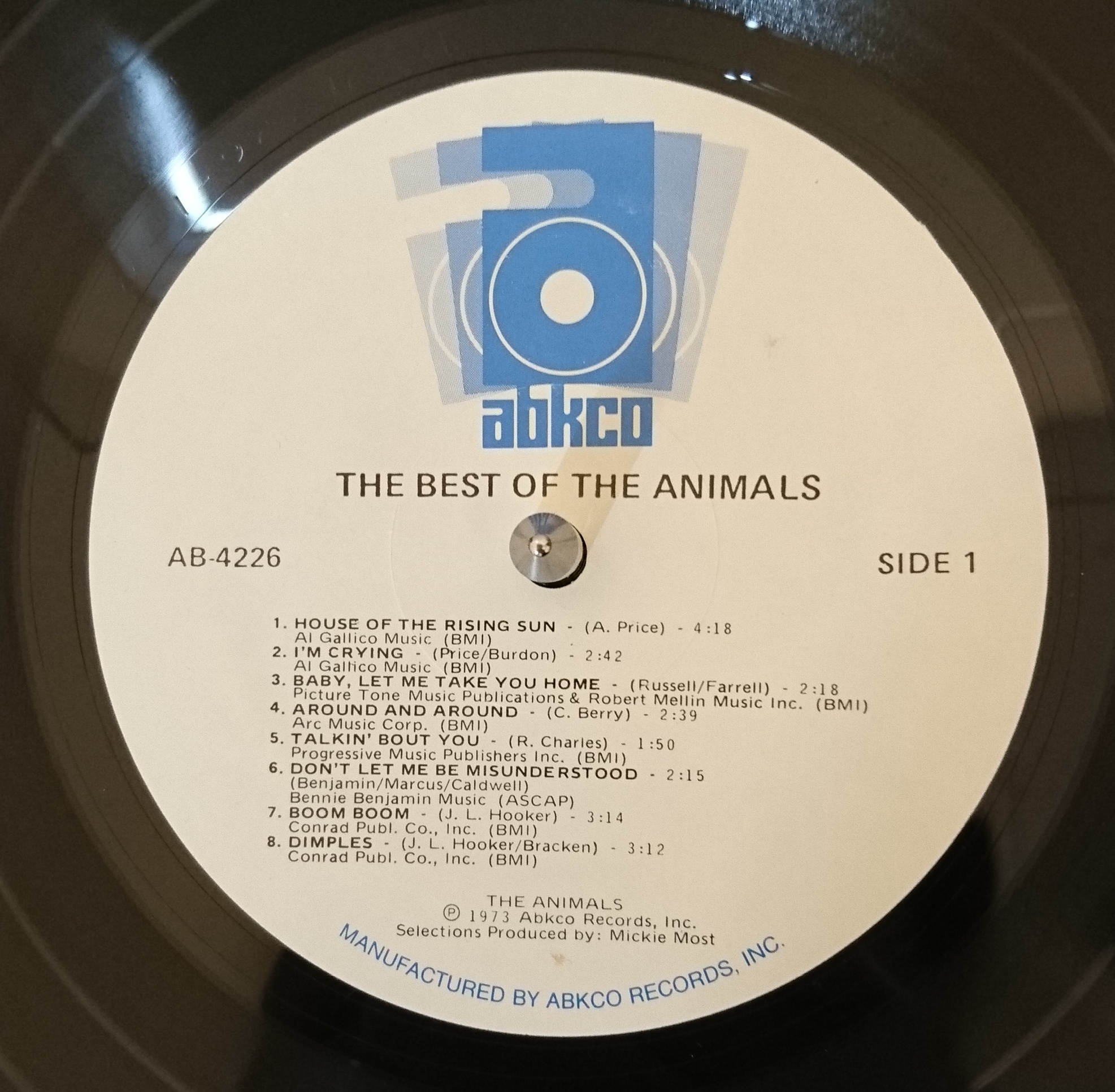 The Animals / The Best Of The Animals （アニマルズ／ベスト・オブ 