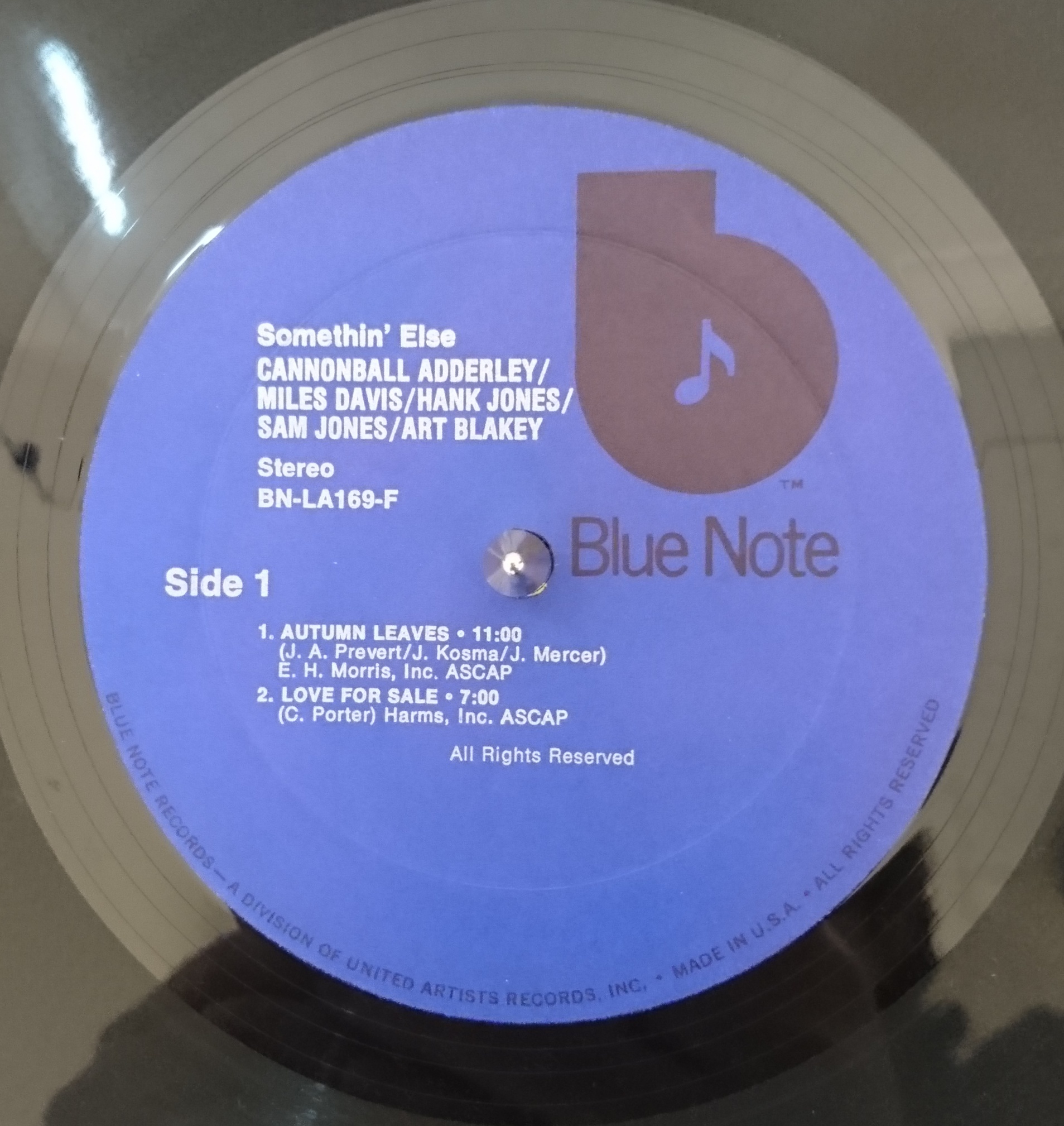 Cannonball Adderley / Somethin' Else （キャノンボール・アダレイ