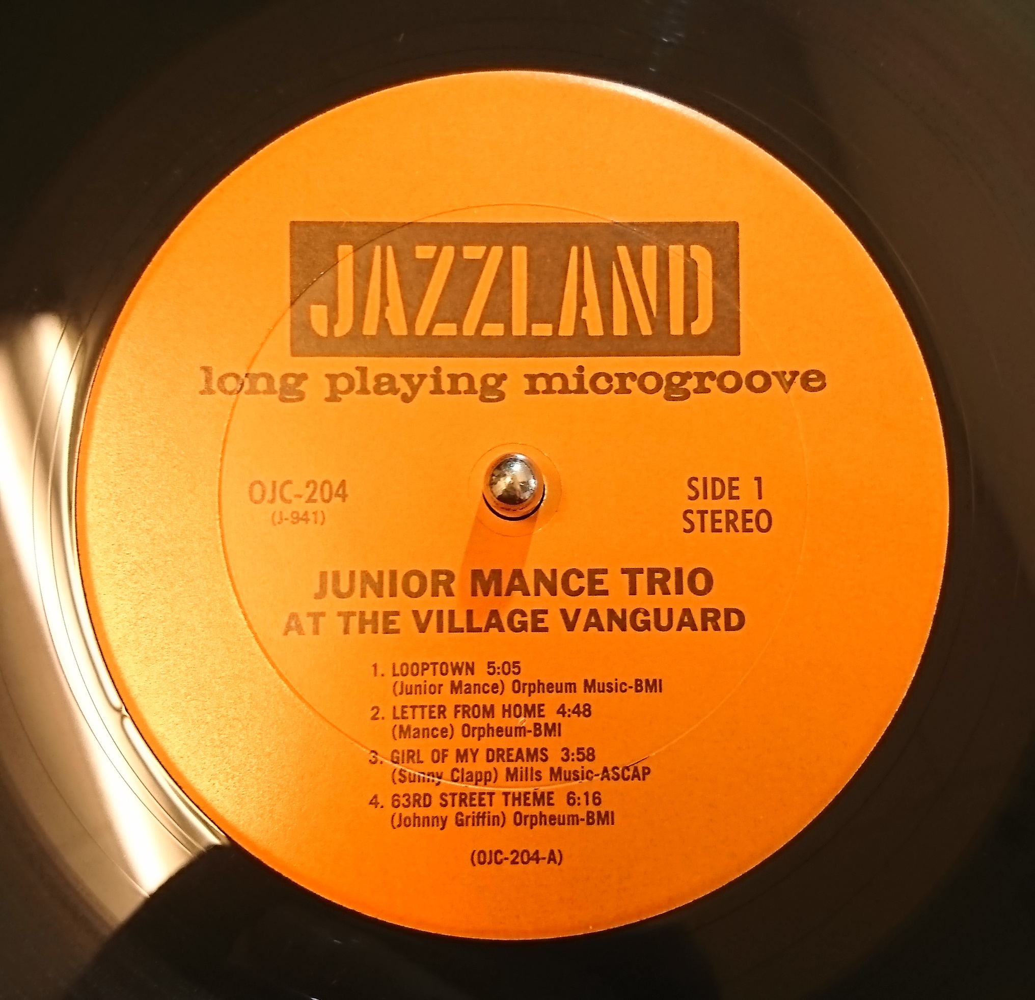 Junior Mance Trio ‎– At The Village Vanguard | 中古レコード通販 