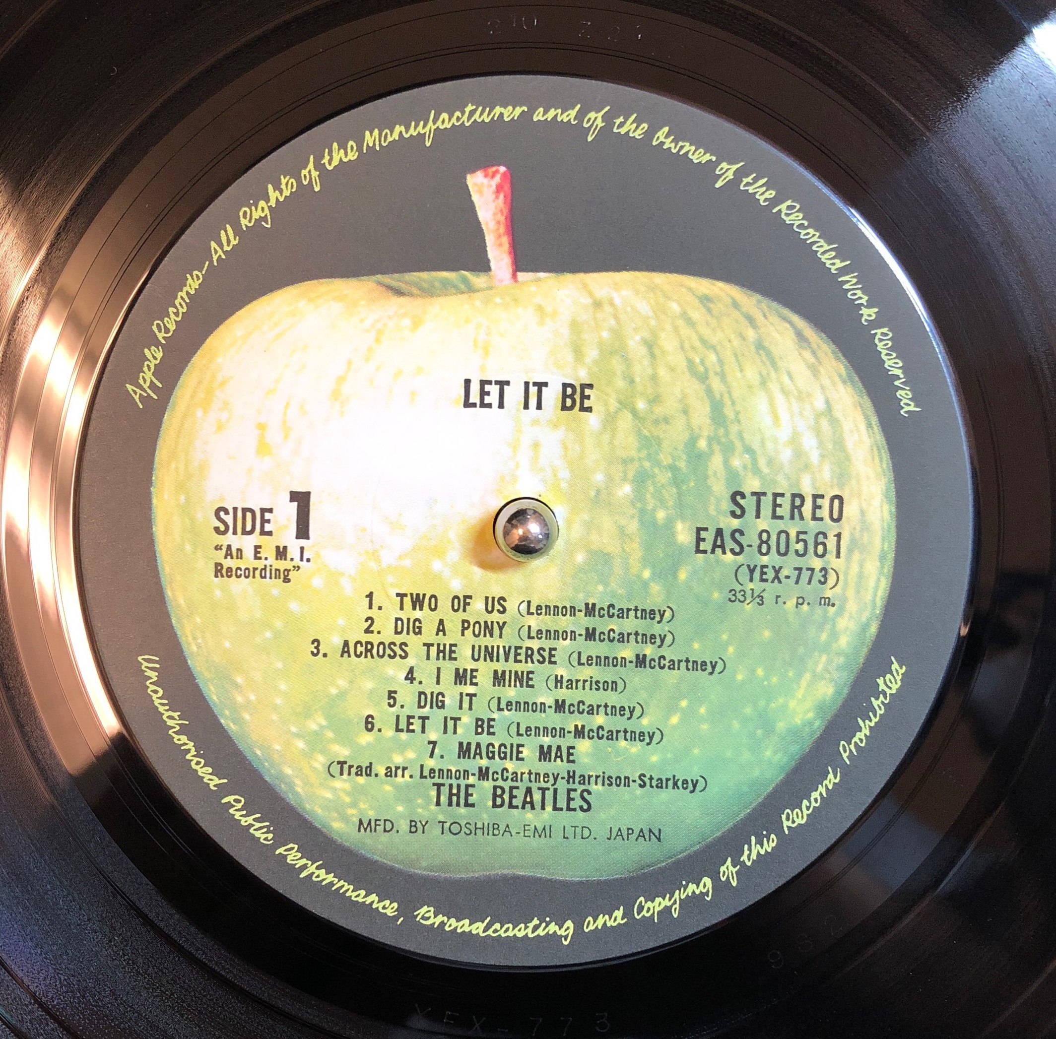 The Beatles ‎– Let It Be | 中古レコード通販・買取のアカル・レコーズ