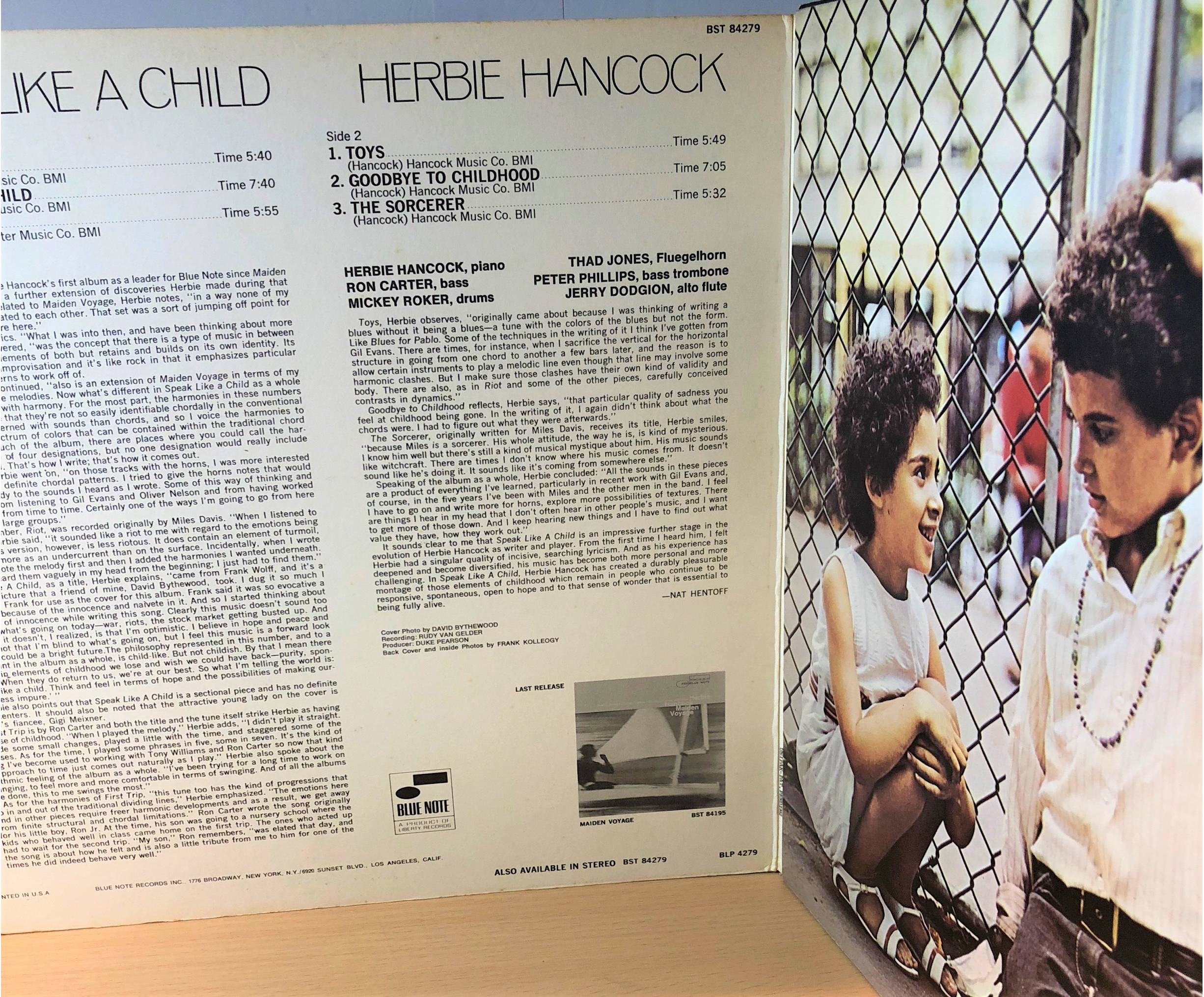 Herbie Hancock ‎– Speak Like A Child | 中古レコード通販・買取の